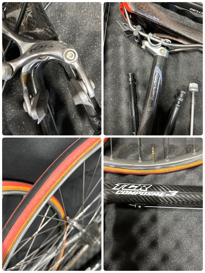 ◆ジャイアント◆ フルカーボン、105.デュラエース、軽量、極上、ケースおまけ、