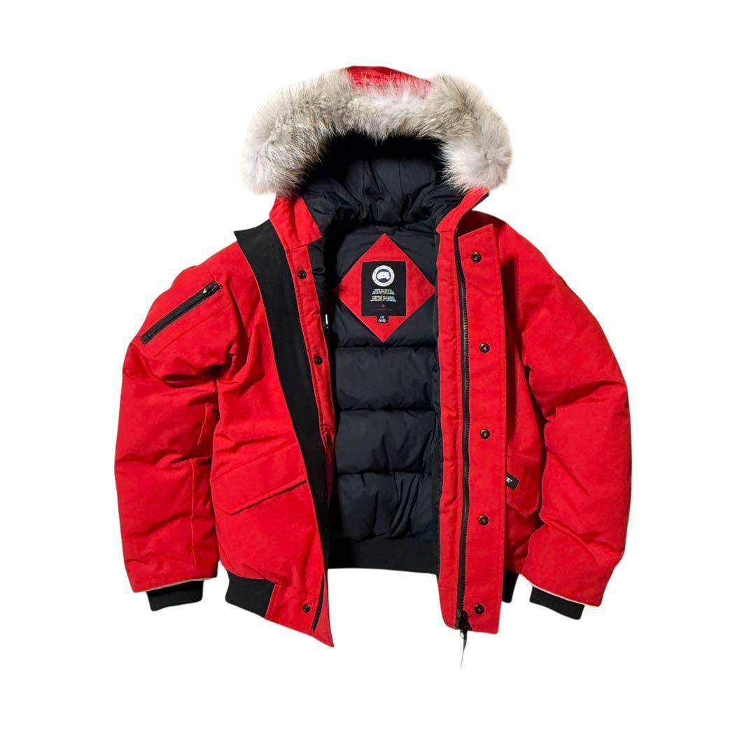 ぴ*ん様 ✨未使用級✨ カナダグース ランドルボンバー レッド Lサイズ 14-