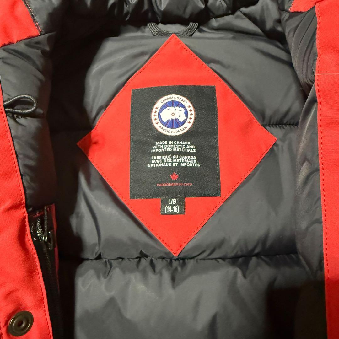 ぴ*ん様 ✨未使用級✨ カナダグース ランドルボンバー レッド Lサイズ 14-