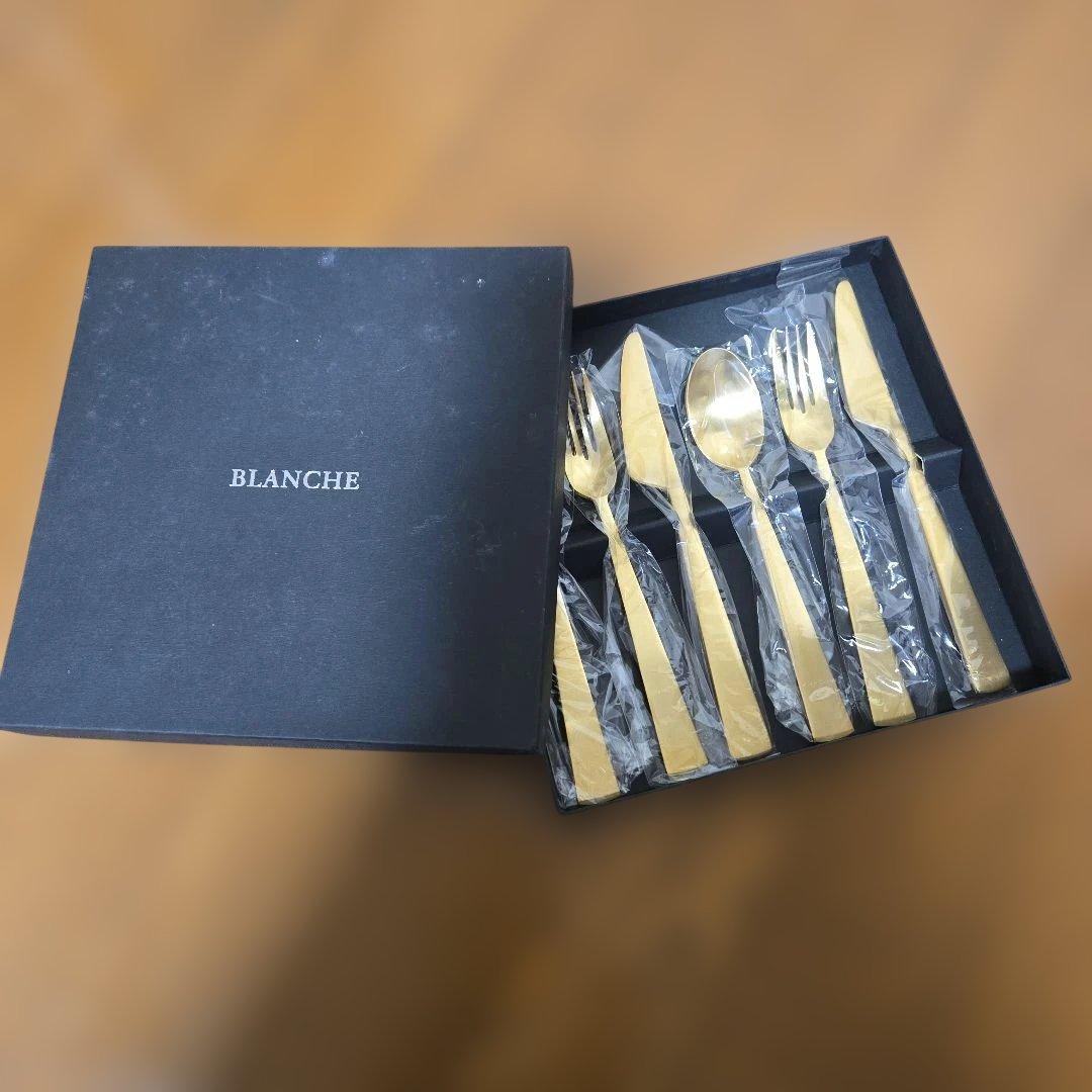 BLANCHE ゴールドカトラリーセット