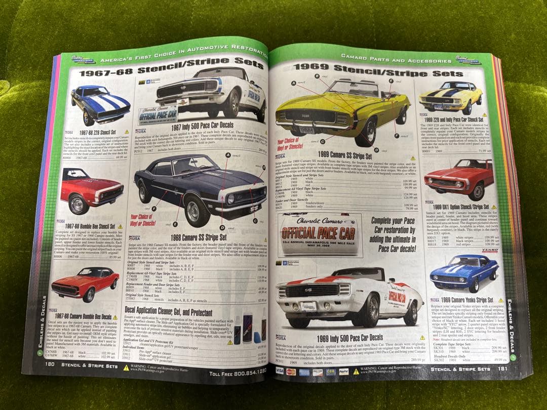 シボレー カマロ 1967-2002年 カタログ ベビカマ サメカマ z28