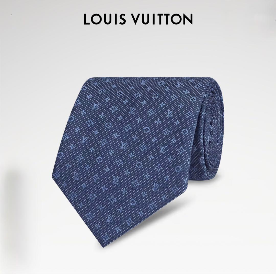 現行モデル✨LOUIS VUITTON ルイヴィトン　ネクタイ　モノグラム　美品