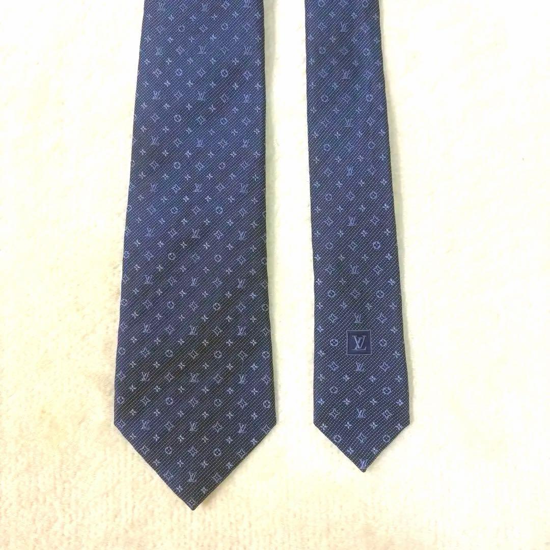 現行モデル✨LOUIS VUITTON ルイヴィトン　ネクタイ　モノグラム　美品