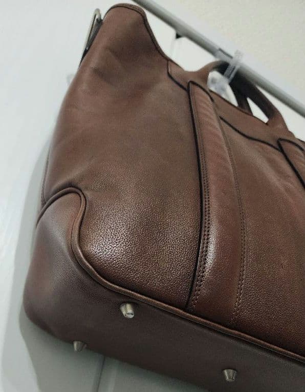 万双 シモーネ サンタフェトートM ダークブラウン トートバッグ ビジネスバッグ