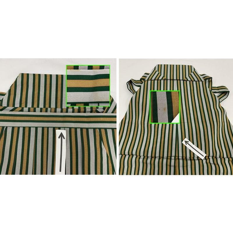 507ab19, 小物■七五三 五歳 セミアンティーク着物&羽織&袴&角帯■良好