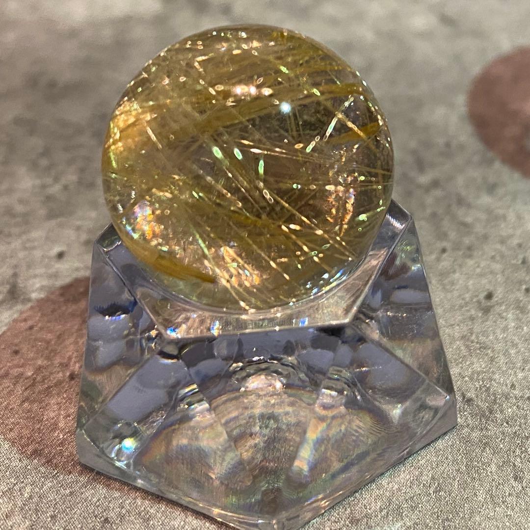 ✨【極上】ゴールドルチル　21mm