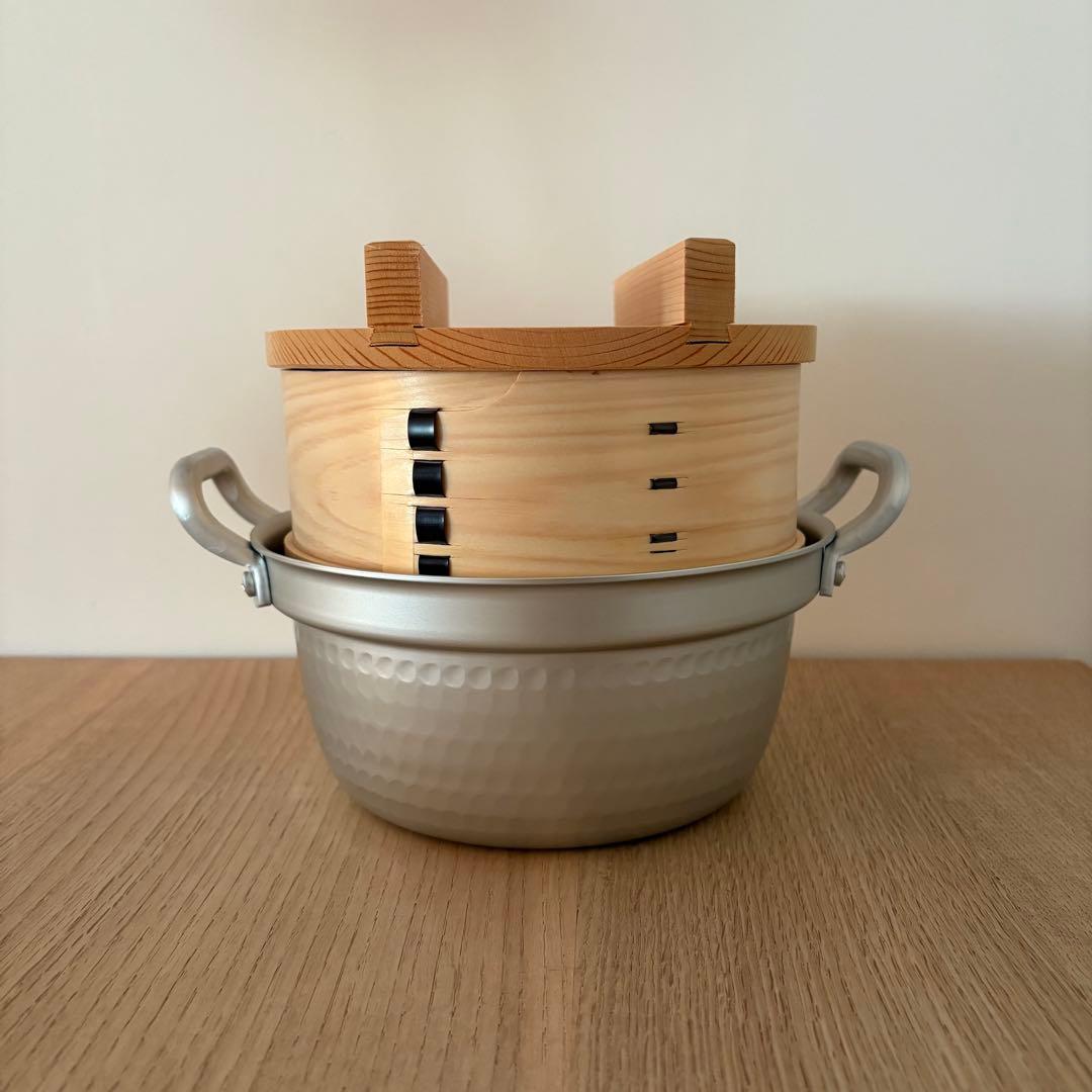 山一　鍋付和せいろ1段 18cm 日本製