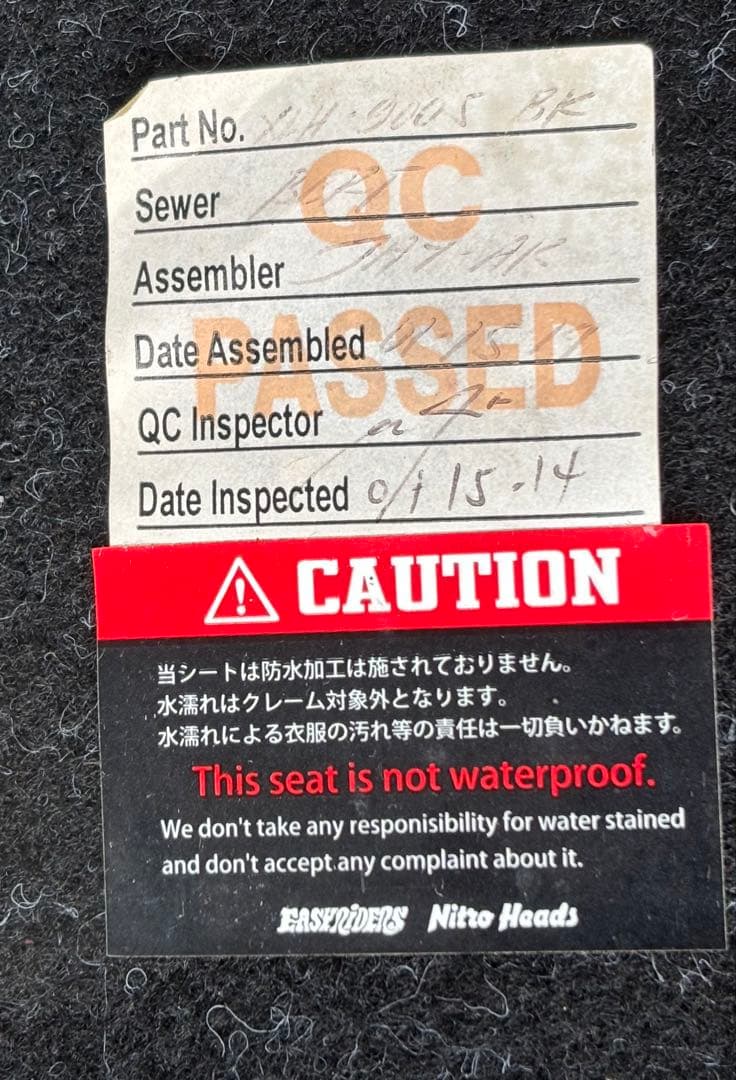 ハーレー　スポーツスター イージーライダース　 ダイヤステッチ ソロシート