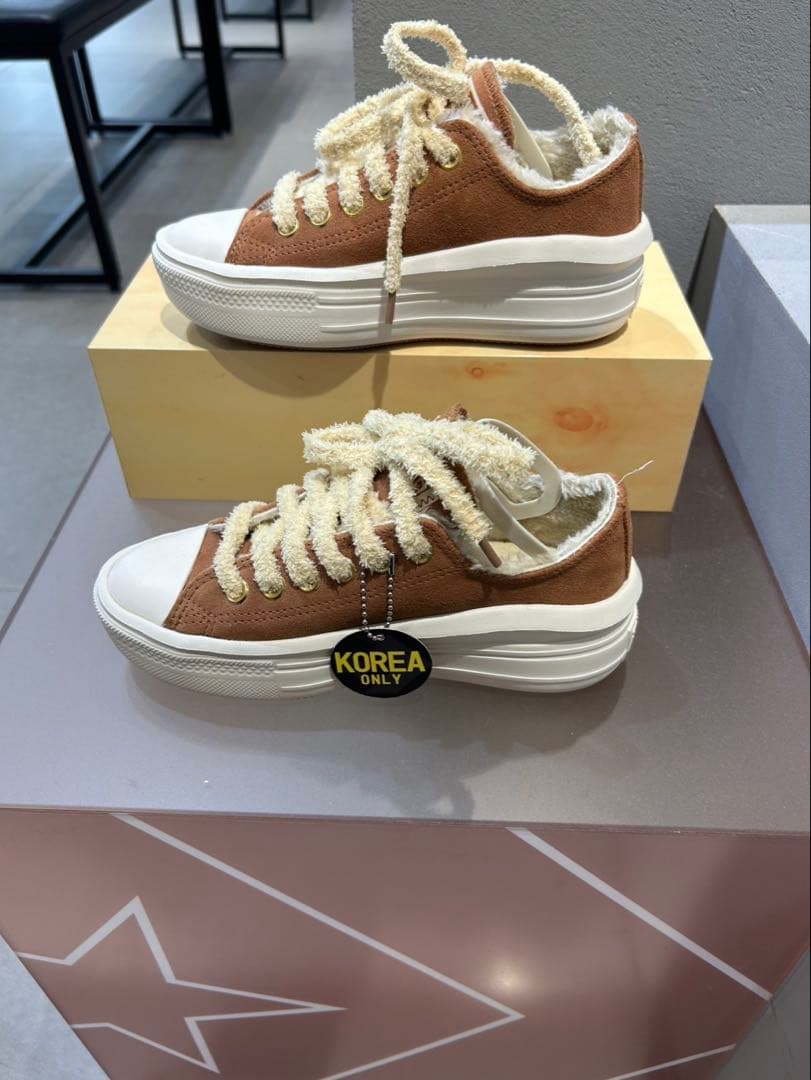【ぺっち☆☆】CONVERSE ALL STAR 厚底スニーカー24cm