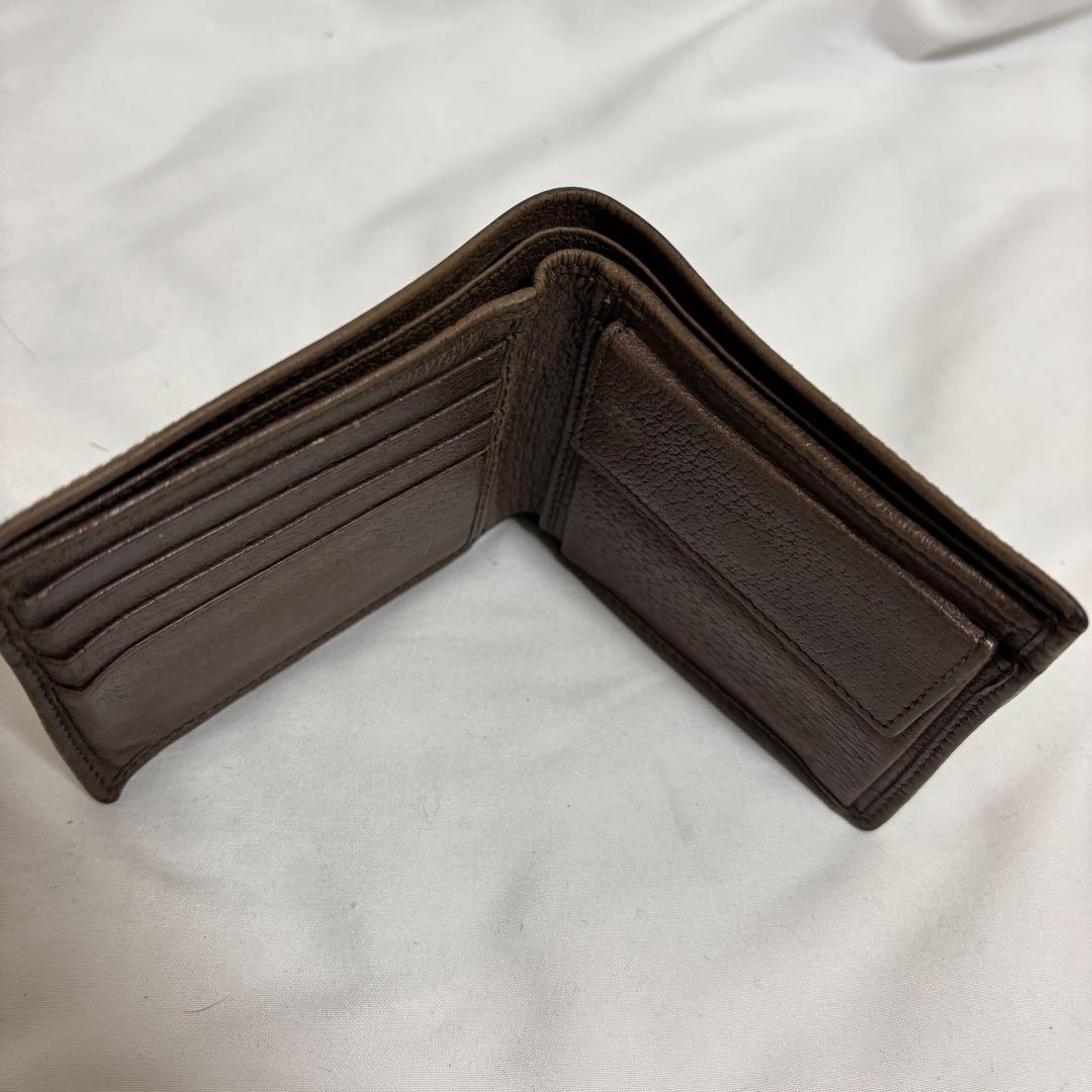 グッチ オフィディア GGスプリーム 597609 メンズ 二つ折り財布 中古