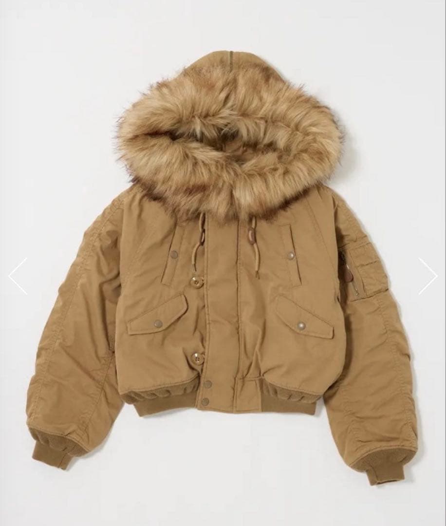 ジャケット・アウター moussy SHORT N2B