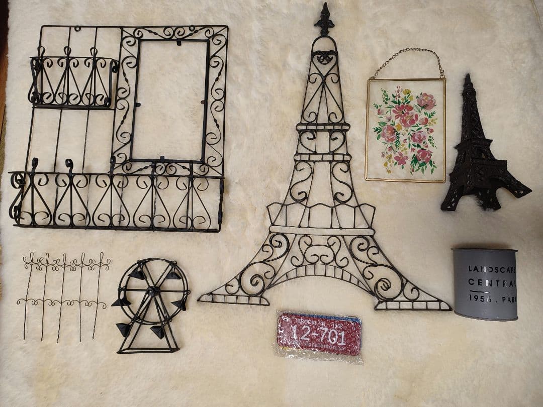 エッフェル塔 アイアン装飾セット