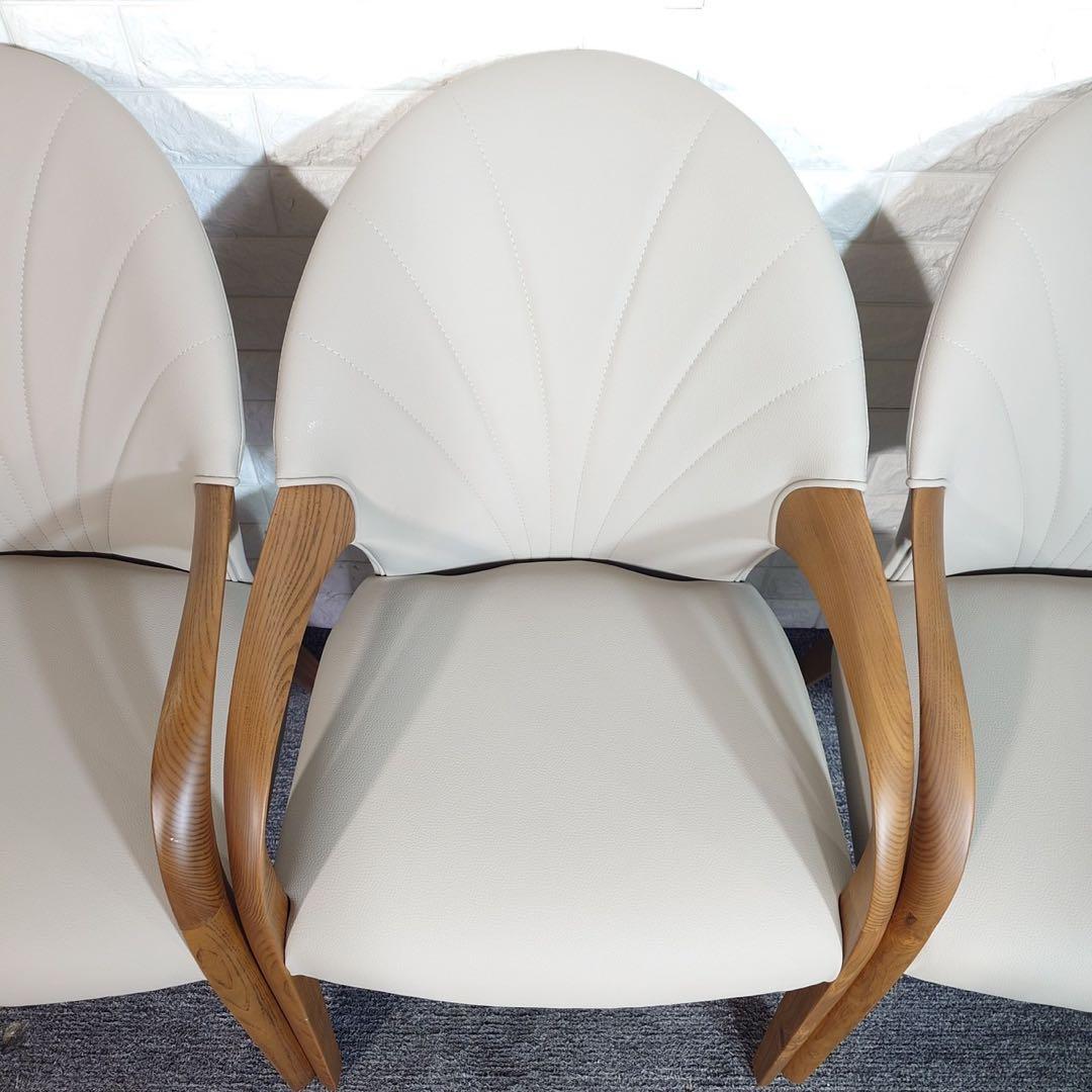 ダイニングチェア 4脚セット シンプル 木製フレーム 家具 インテリア J007