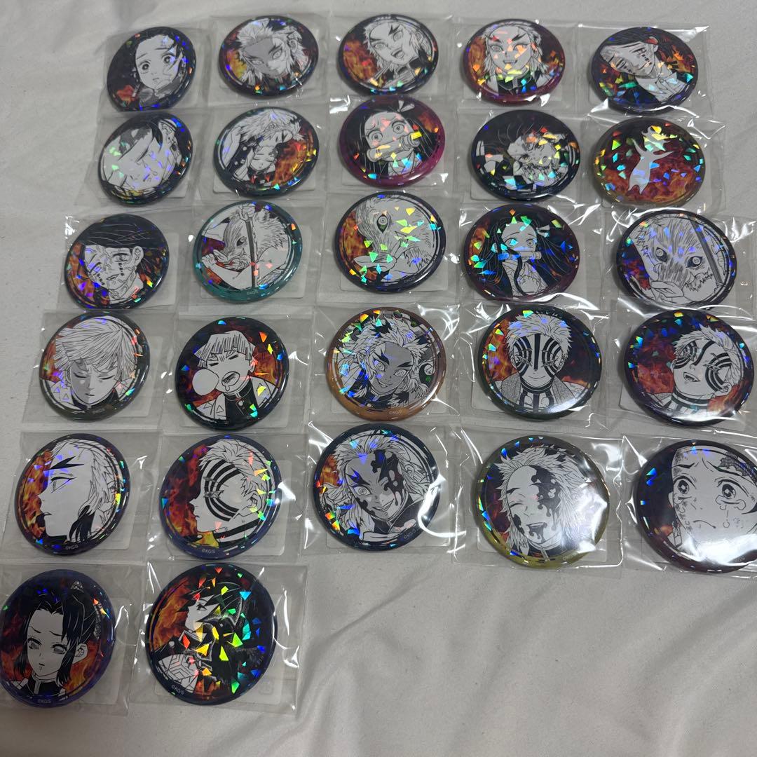 鬼滅の刃 オールスター缶バッジ 無限列車編 コンプ
