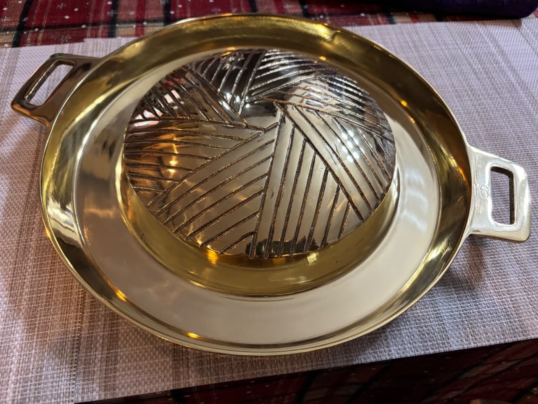 真鍮製　ムーガタ鍋