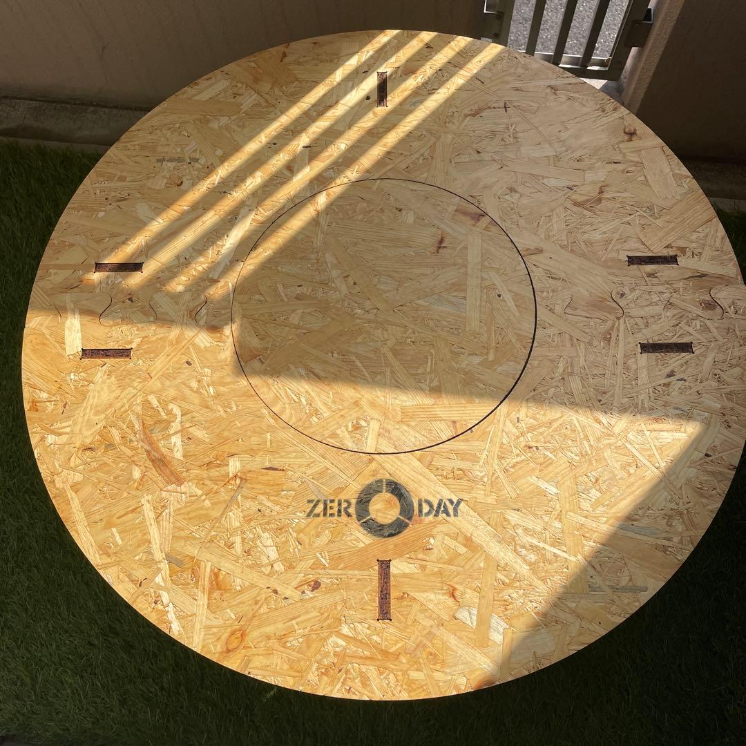 ZERO DAY ドーナツテーブル　キャンプ　アウトドア