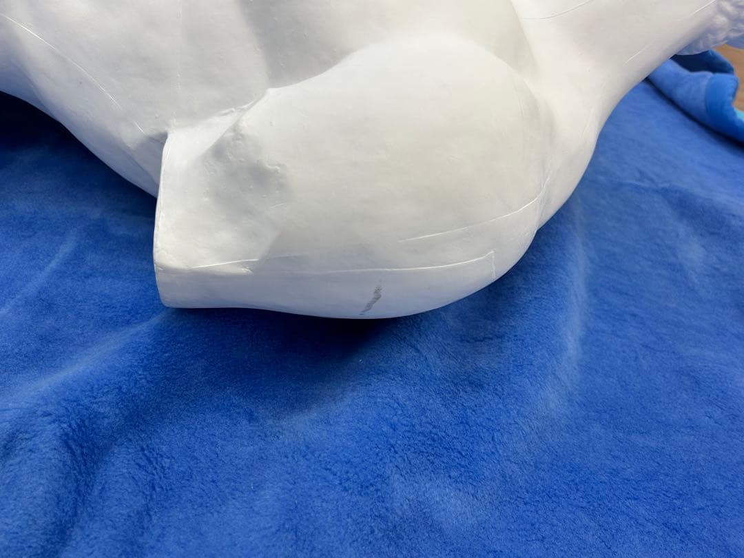 【状態良好】堀石膏制作 円盤投げ 半身像 アンティーク像 H‑012