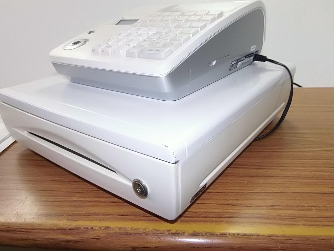 1206店名ロゴ領収書設定無料カシオTE-400インボイスレジスターSDカード