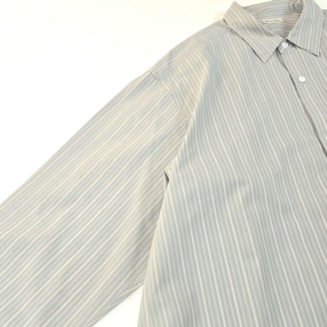 極美品★スティーブンアラン ストライプ レギュラーカラー シャツ　XL　2万