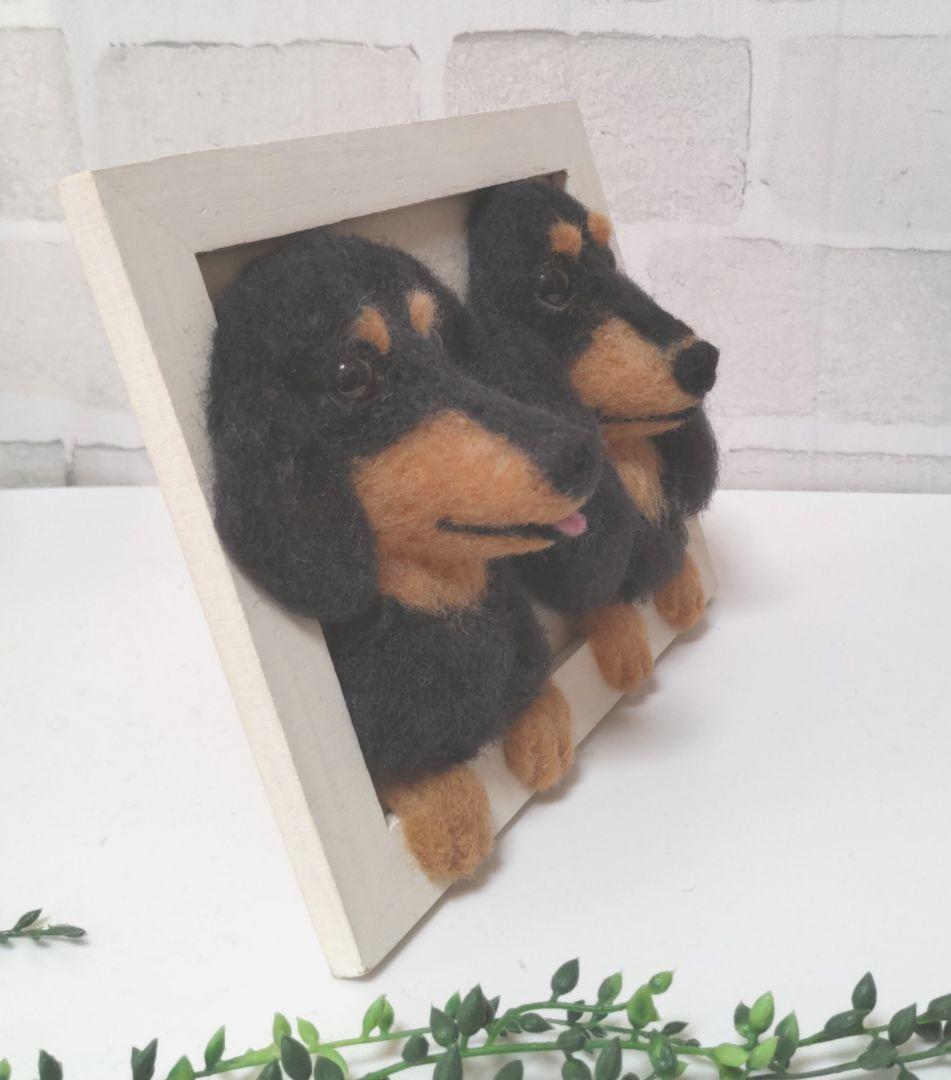 ジゲちゃん♡うちの子♡フレームオーダー♡羊毛フェルト♡ハンドメイド☆