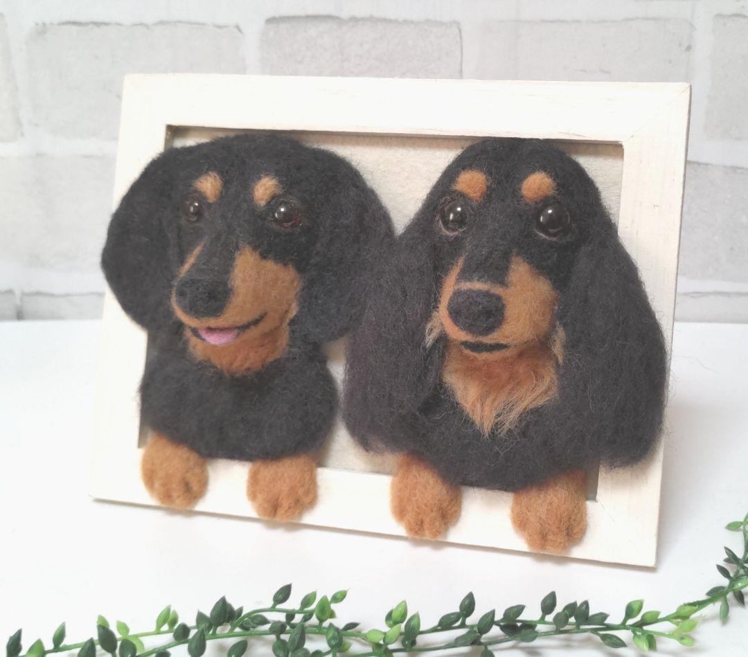 ジゲちゃん♡うちの子♡フレームオーダー♡羊毛フェルト♡ハンドメイド☆