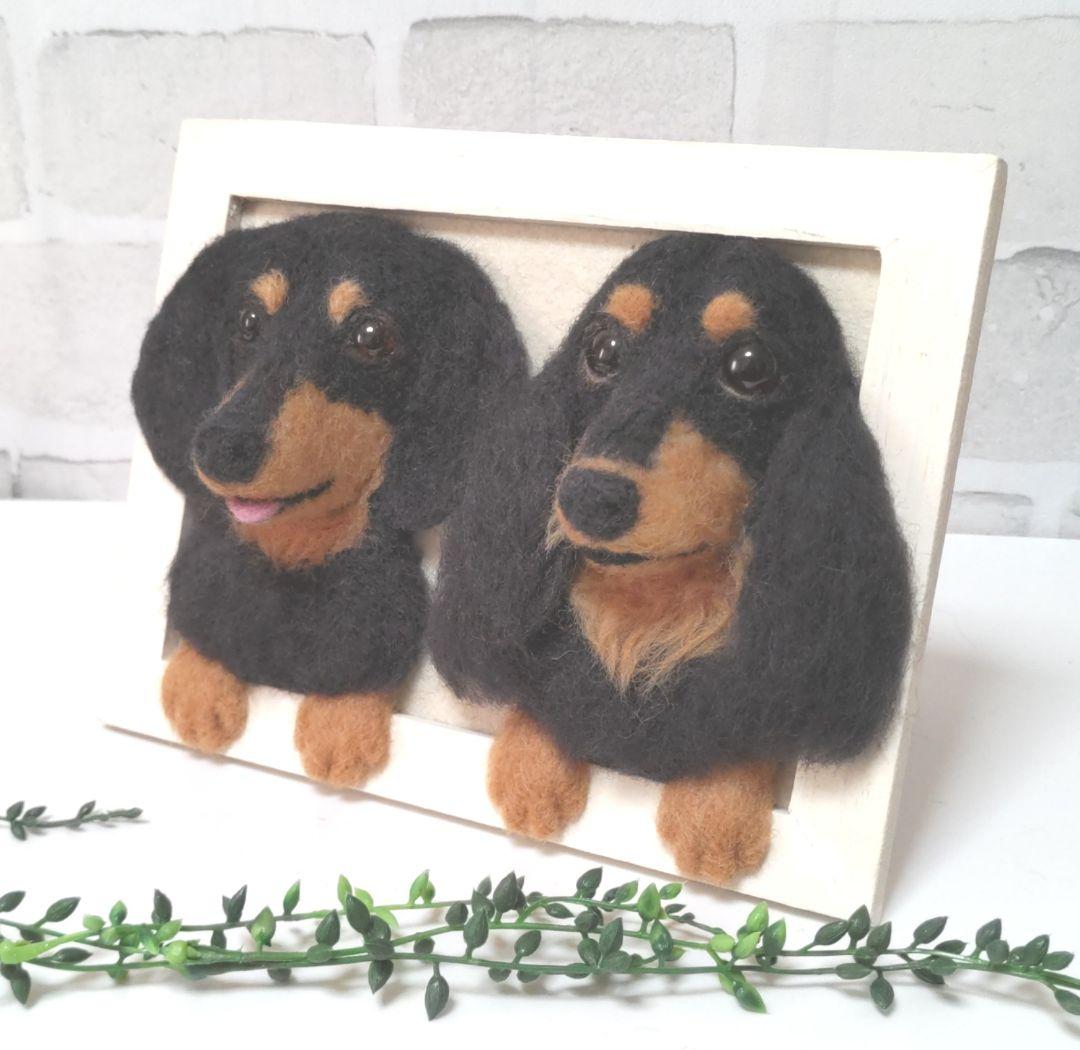 ジゲちゃん♡うちの子♡フレームオーダー♡羊毛フェルト♡ハンドメイド☆