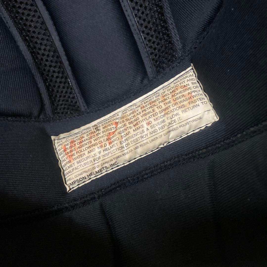 ☆SIMPSONフルフェイスヘルメット マットブラックsinpson RX12