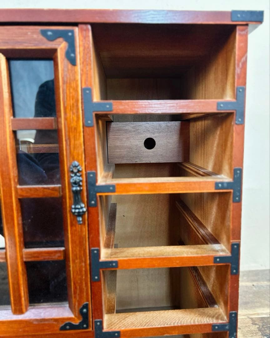 昭和後期〜平成初期 小物箪笥 時代箪笥 和箪笥　民藝箪笥 木製 和モダン 古家具