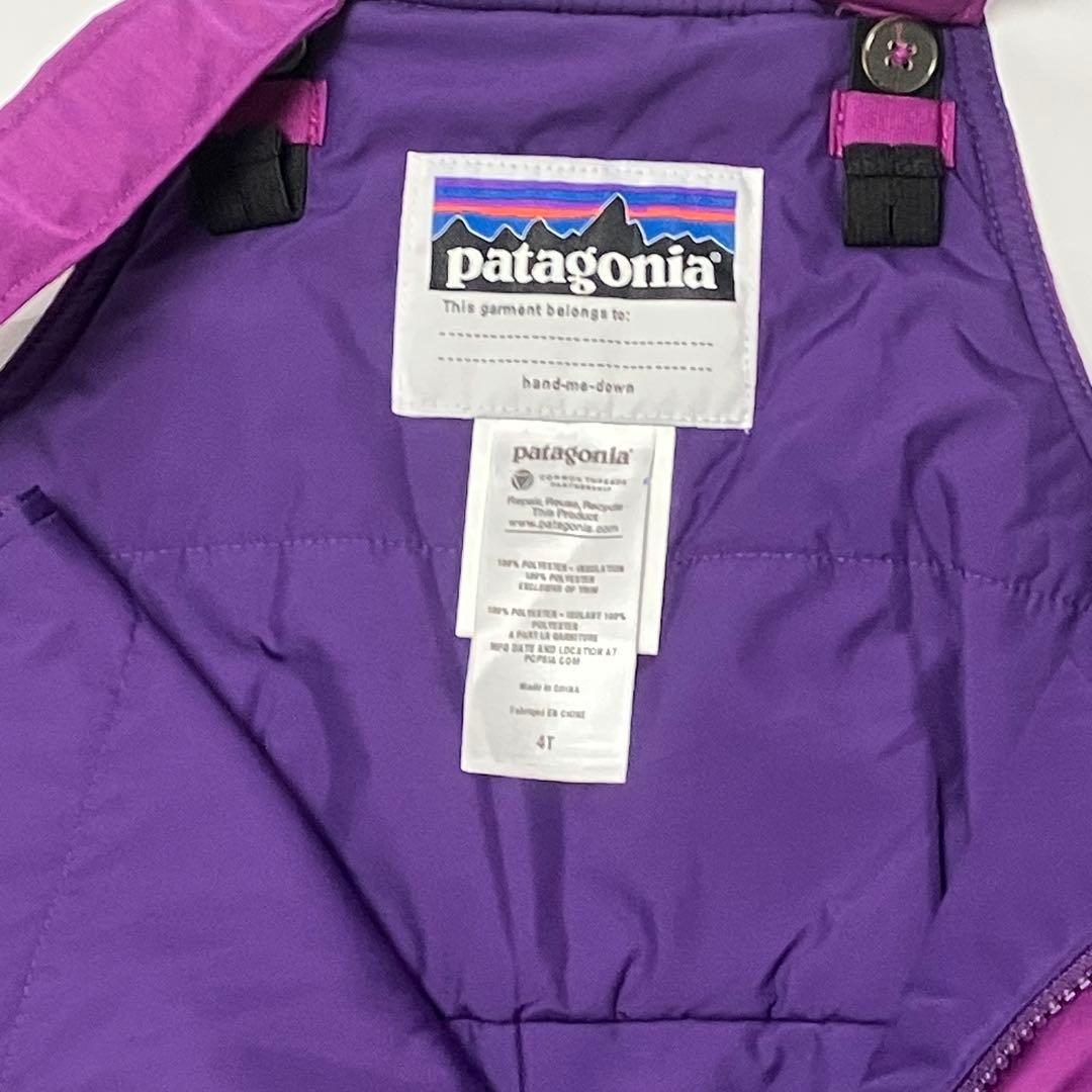 パタゴニア キッズ スキーウェア 上下セット 4T 100cm