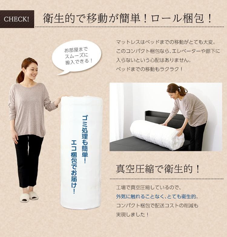 ボンネル コイル スプリング マットレス（セミダブル）