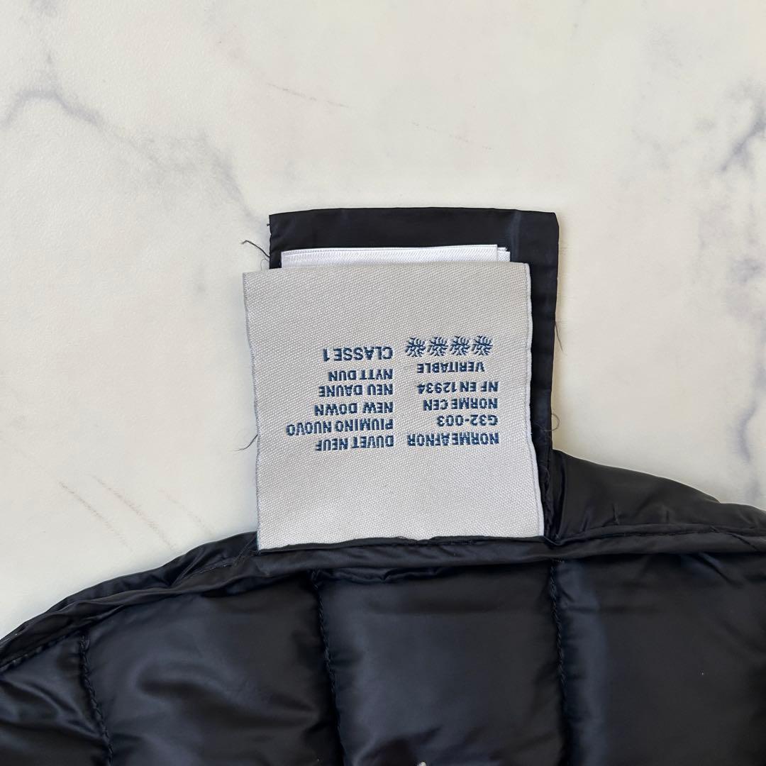 未使用級 モンクレール LIANE ダウンベスト ワッペン ブラック 1