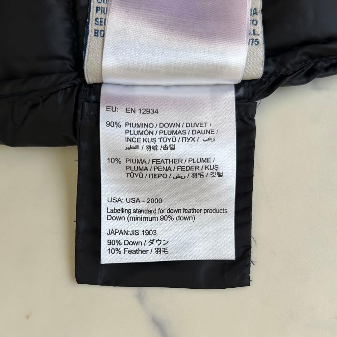 未使用級 モンクレール LIANE ダウンベスト ワッペン ブラック 1