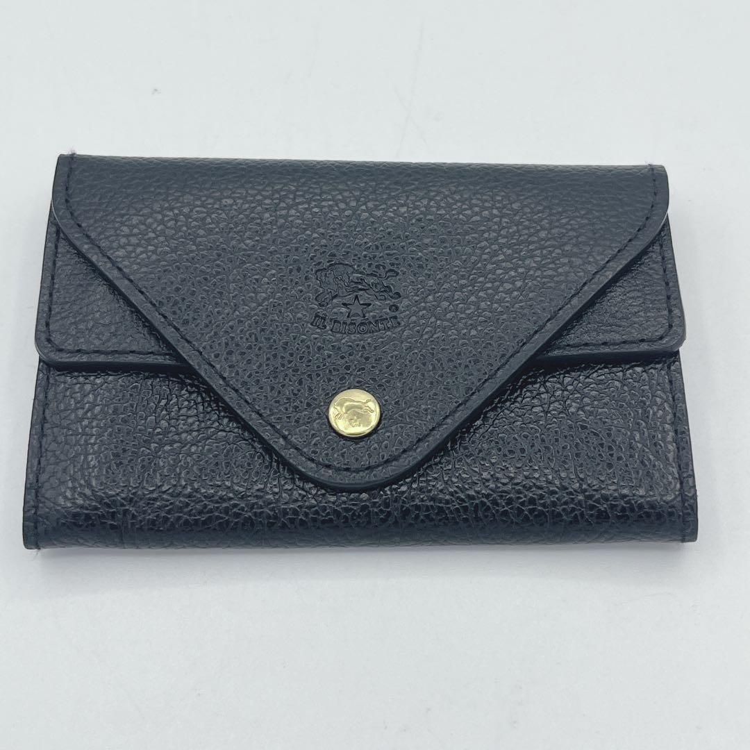 IL BISONTE イルビゾンテ 新品 ケース カードケース 黒 財布