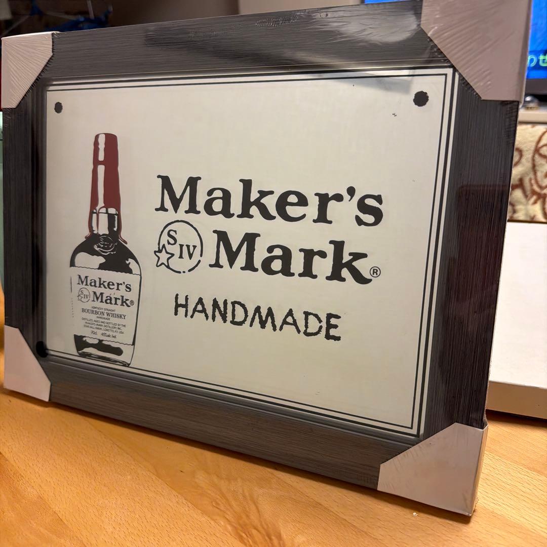 Maker's Mark 18年パブミラー フレーム付き