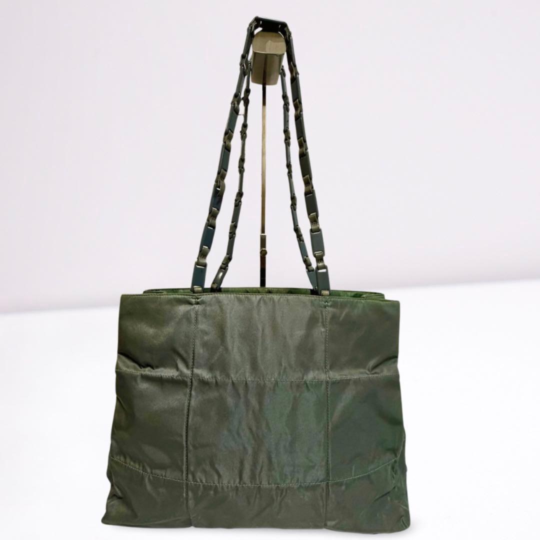 【正規品】プラダ PRADA ギャラカード トートバッグ ナイロン キルティング