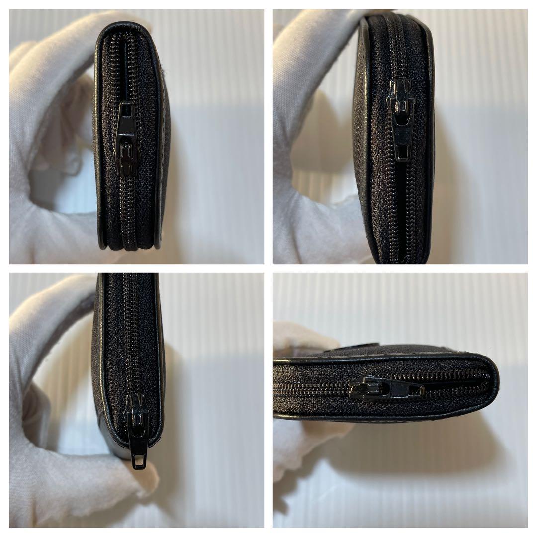 新品保管【HUNTING WORLD 】ケース 革×キャンバス サファリ黒