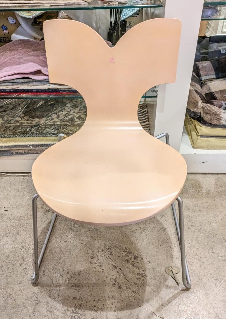 【希少】 Courrèges クレージュ チェア アッシュペーフランス ブランド