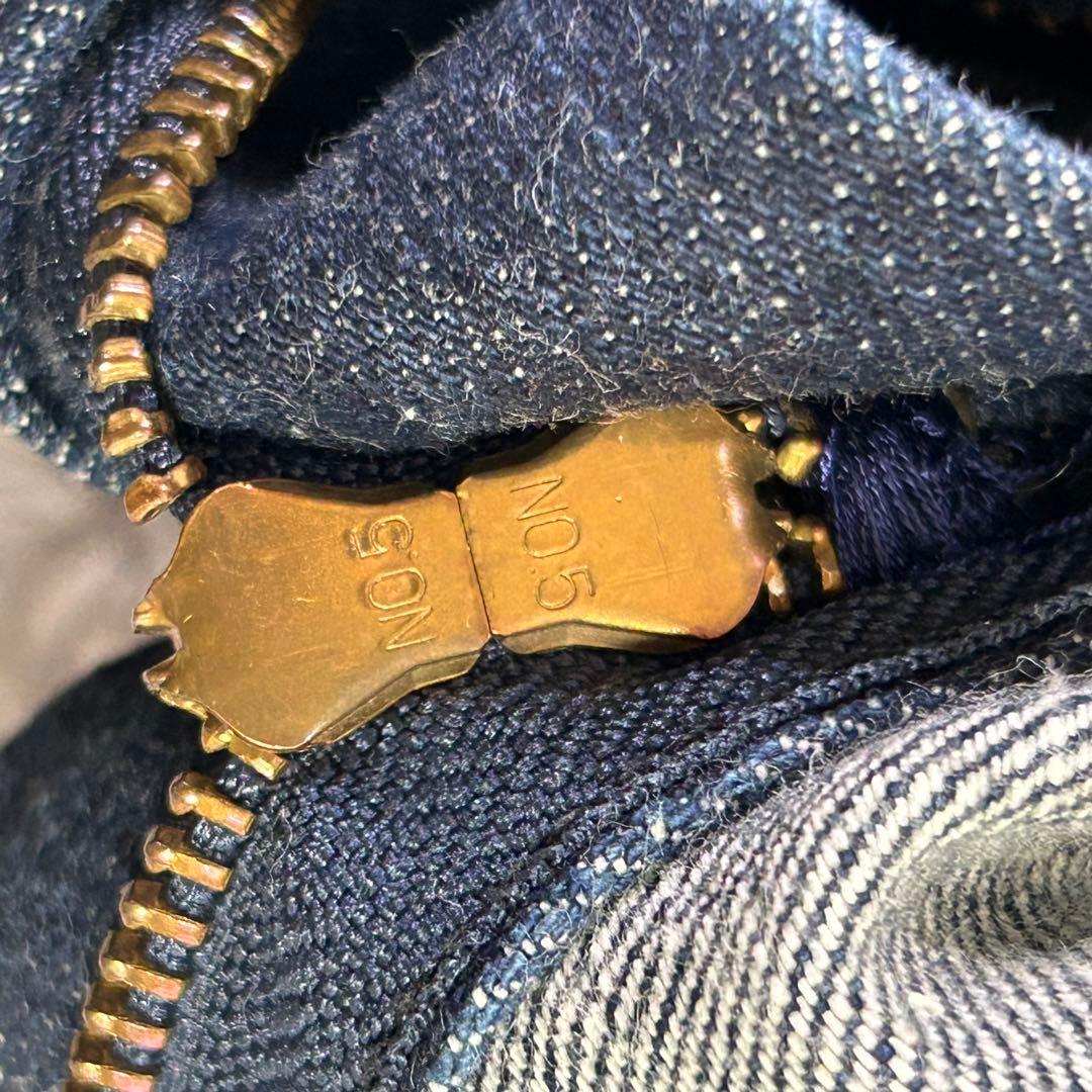 m5507【激レア EVISU】アーカイブ 大カモメ つなぎ デニム 日本製