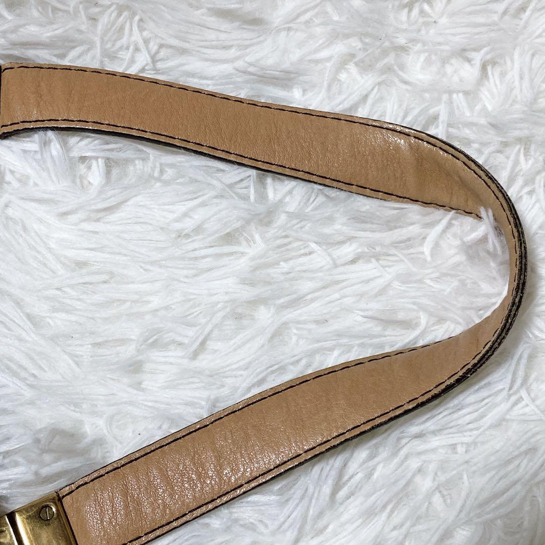 希少⭐️クロエ　ハンドバッグ　A4サイズ 自立型　肩掛け　レザー　ロゴ型押