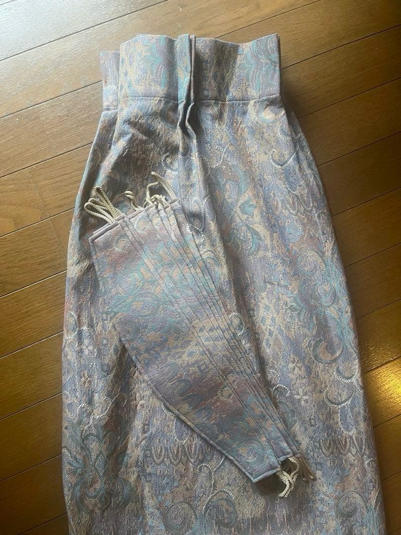 東リ ジャガードカーテン 6枚 ライトパープル 丈147cm 単品購入可