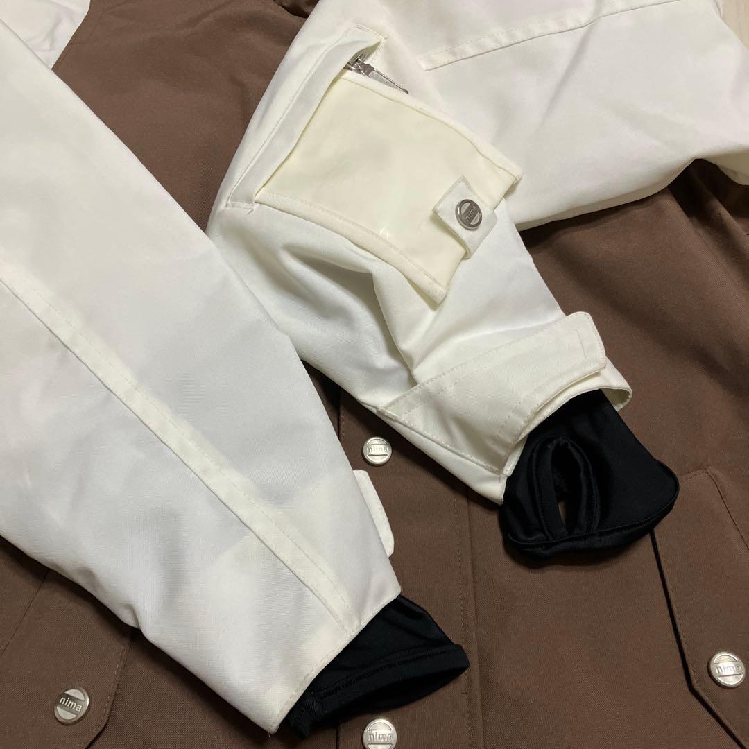 minaスノーボードウエア　スノーウエア上下　スキーウェア　レディースS