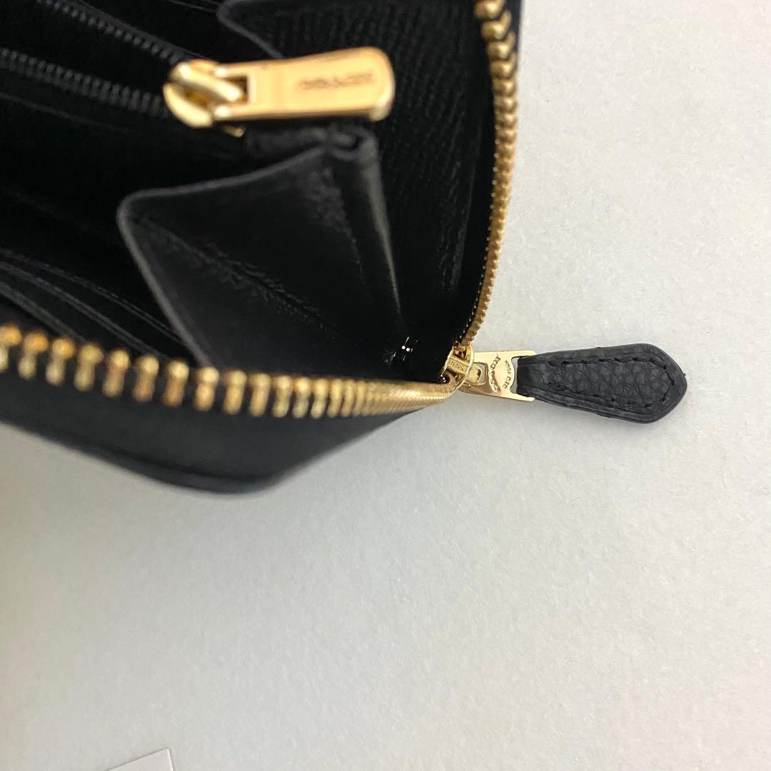 新品　正規品☆COACH コーチ　長財布　メンズ ブラック　ゴールド 長財布