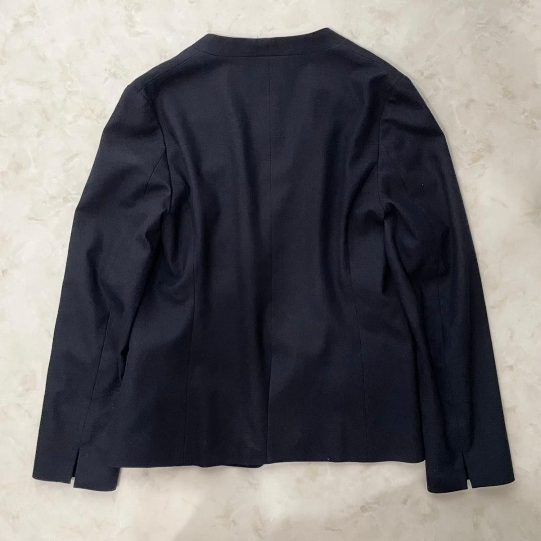 グリーンレーベルリラクシング　パンツスーツ　42 XL　ノーカラージャケット