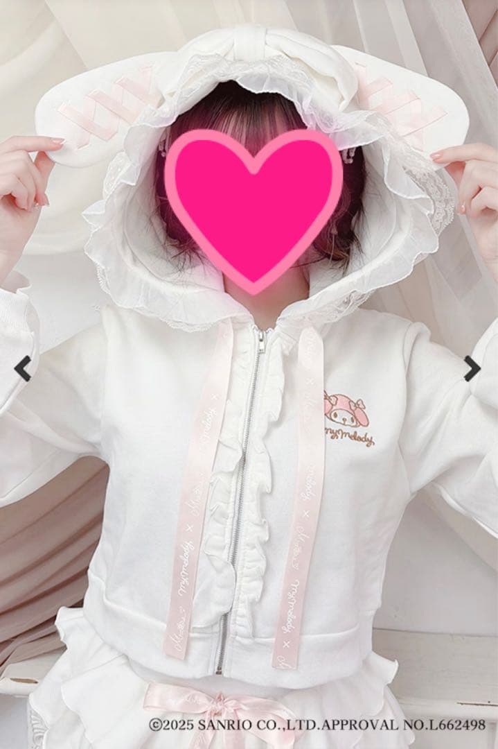 新品タグ付♡プリメロ×マイメロ♡コラボ♡セットアップ♡ホワイト♡