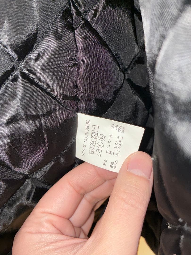 【美品】Schott ミリタリー ブラック ブルゾン