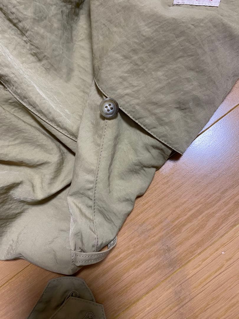 名作 80s Banana Republic ナイロン トレンチコート S 美品