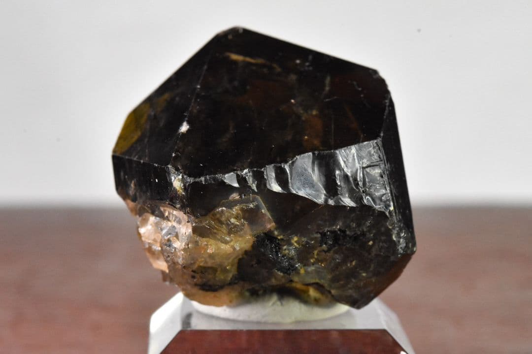 ブラジルミナスジェライス州産 ブラックルチルインスモーキークォーツDT