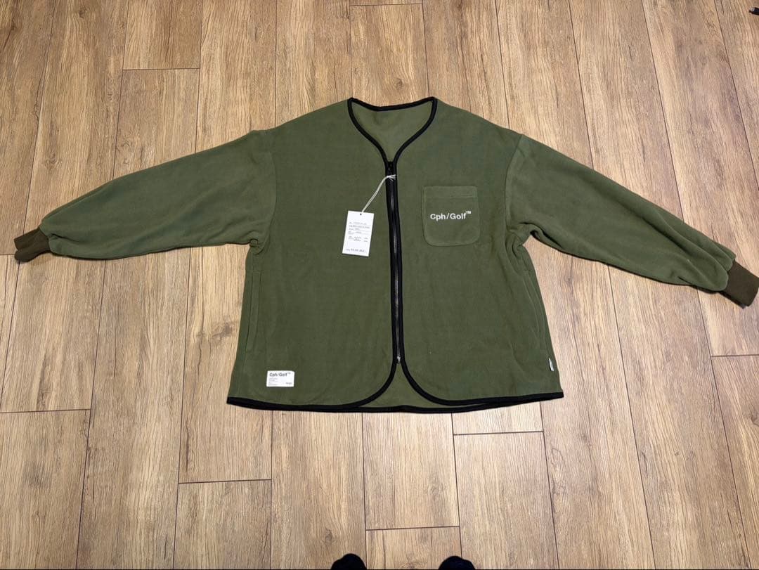 【チョロ】キャプテンズヘルムゴルフフリースノーカラージャケットアジャス