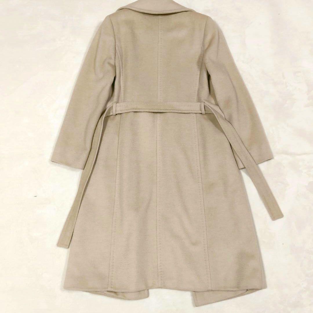 美品 マックスマーラ マニュエラ アイコンコート キャメル100% ベルト付き