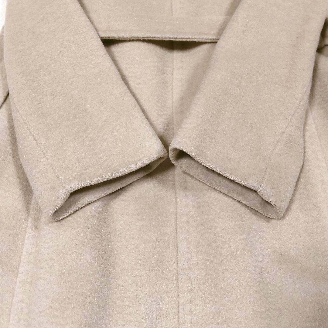 美品 マックスマーラ マニュエラ アイコンコート キャメル100% ベルト付き